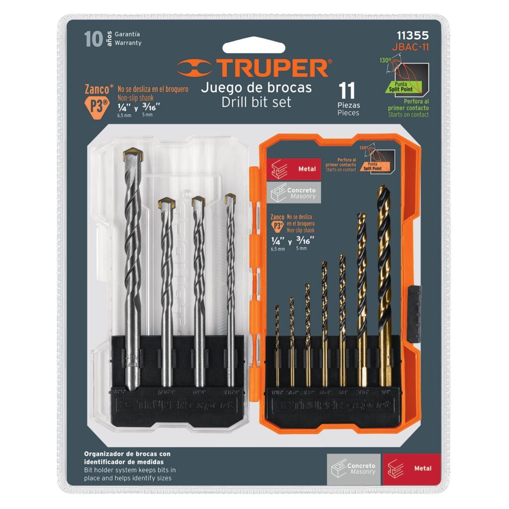 Juego De Brocas Avellanadas De Acero Alto Con 1 Llave Hexago