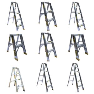 Escalera Tipo Tijera en Aluminio RAM® - Tipo1 Tapa en Aluminio